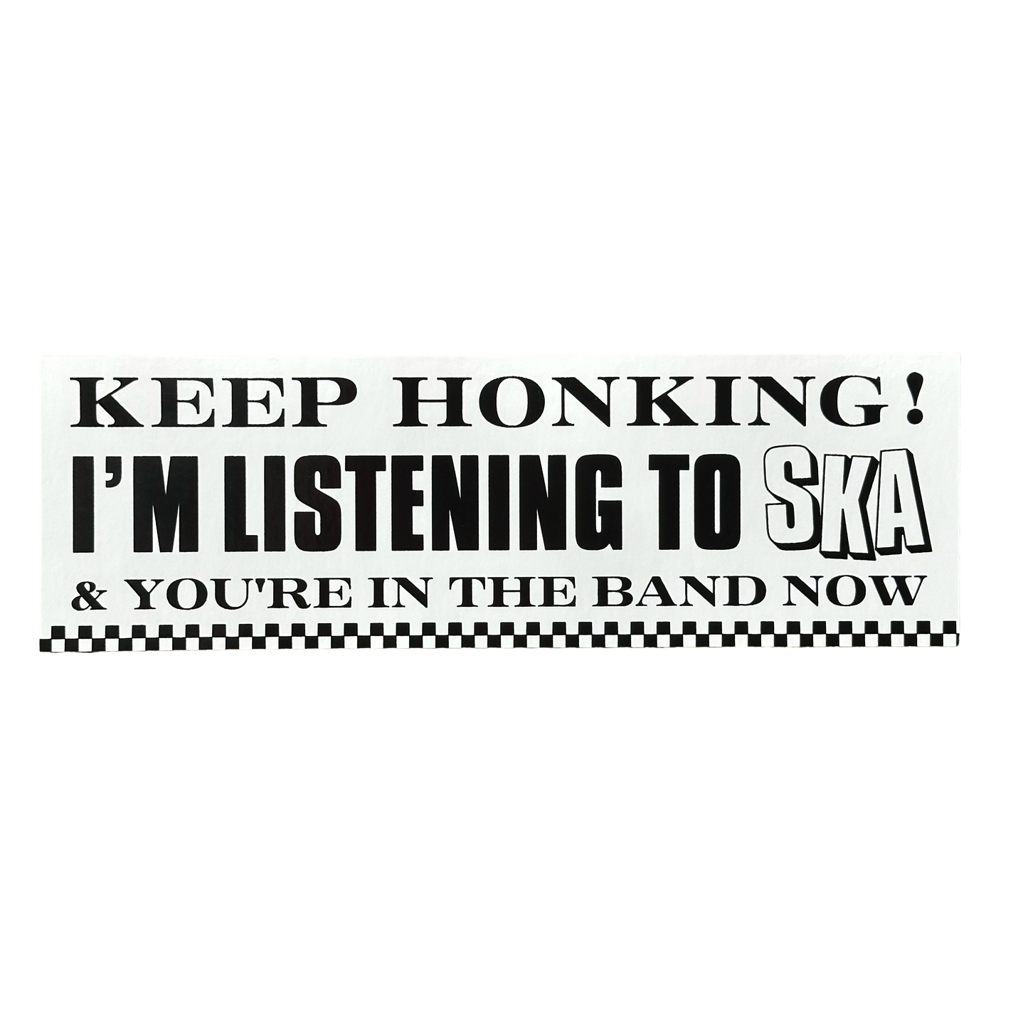 Keep Honking Sticker