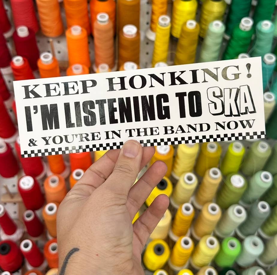 Keep Honking Sticker