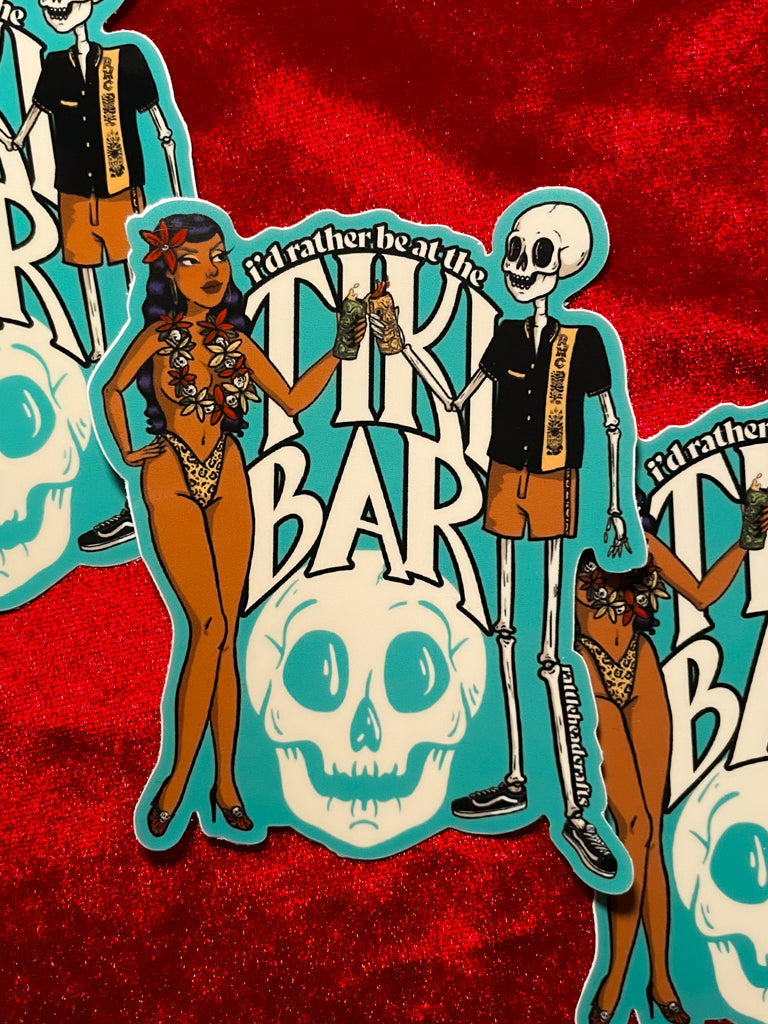 Tiki Bar Sticker