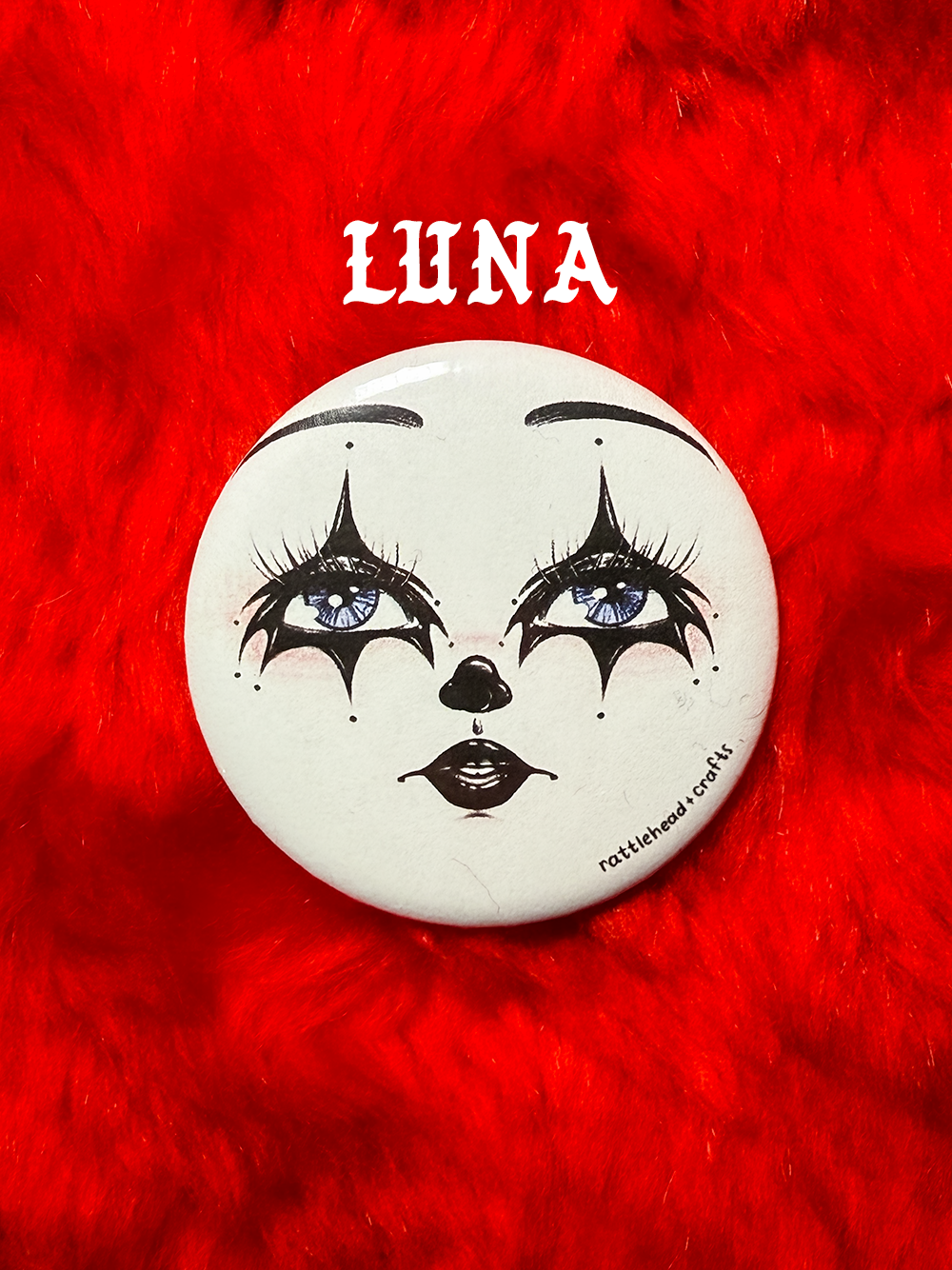 Clown Face Buttons