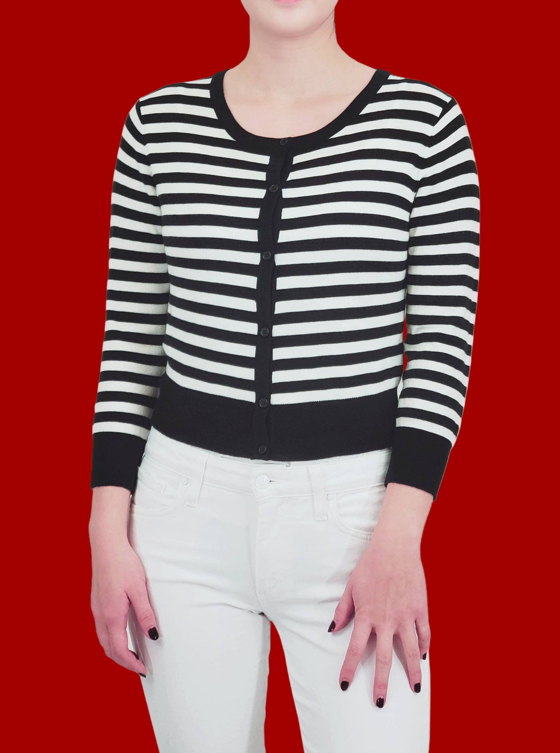 Striped Sponpi Sweater (PRE-ORDER)
