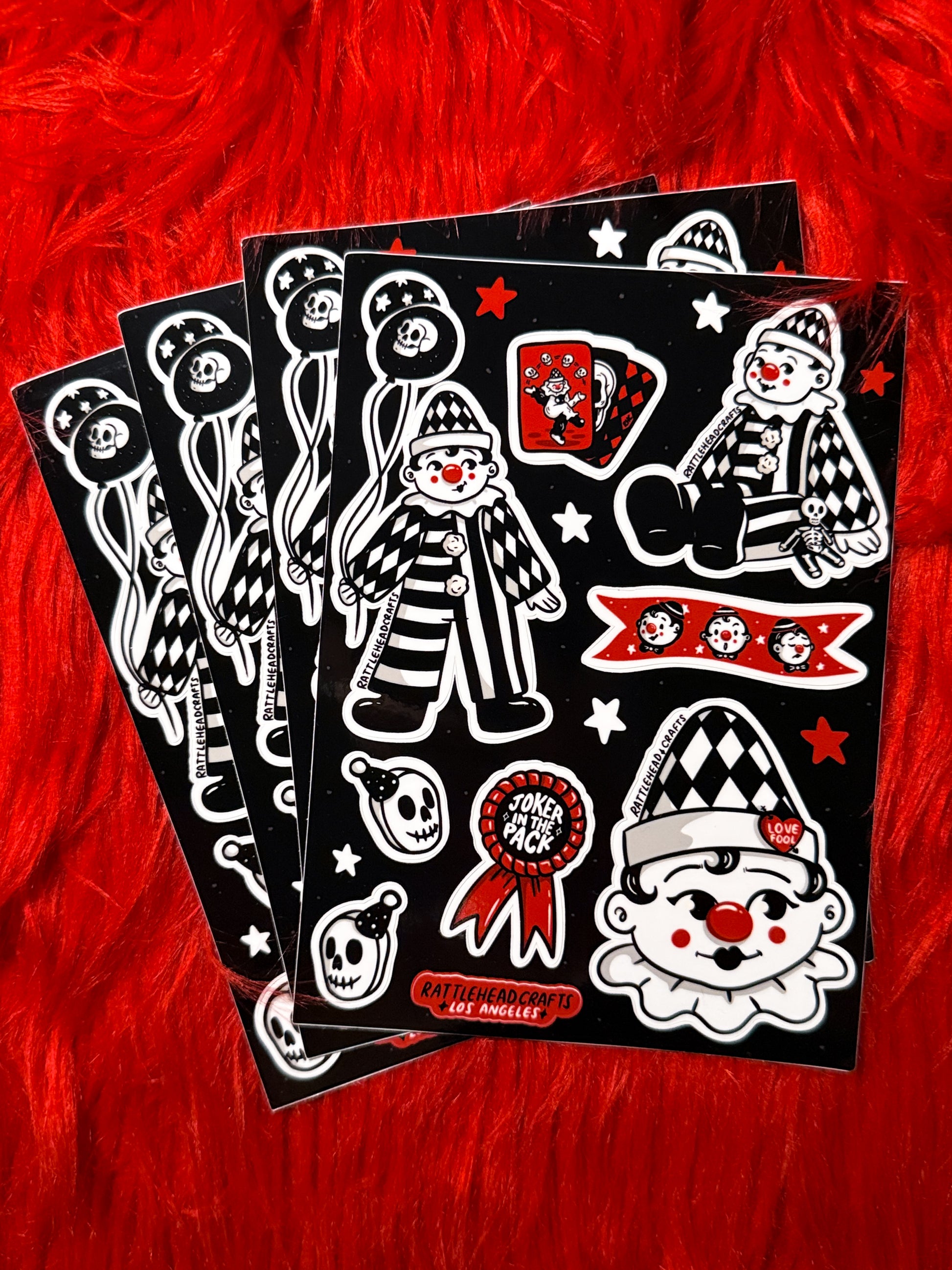 Clowning Sticker Sheet