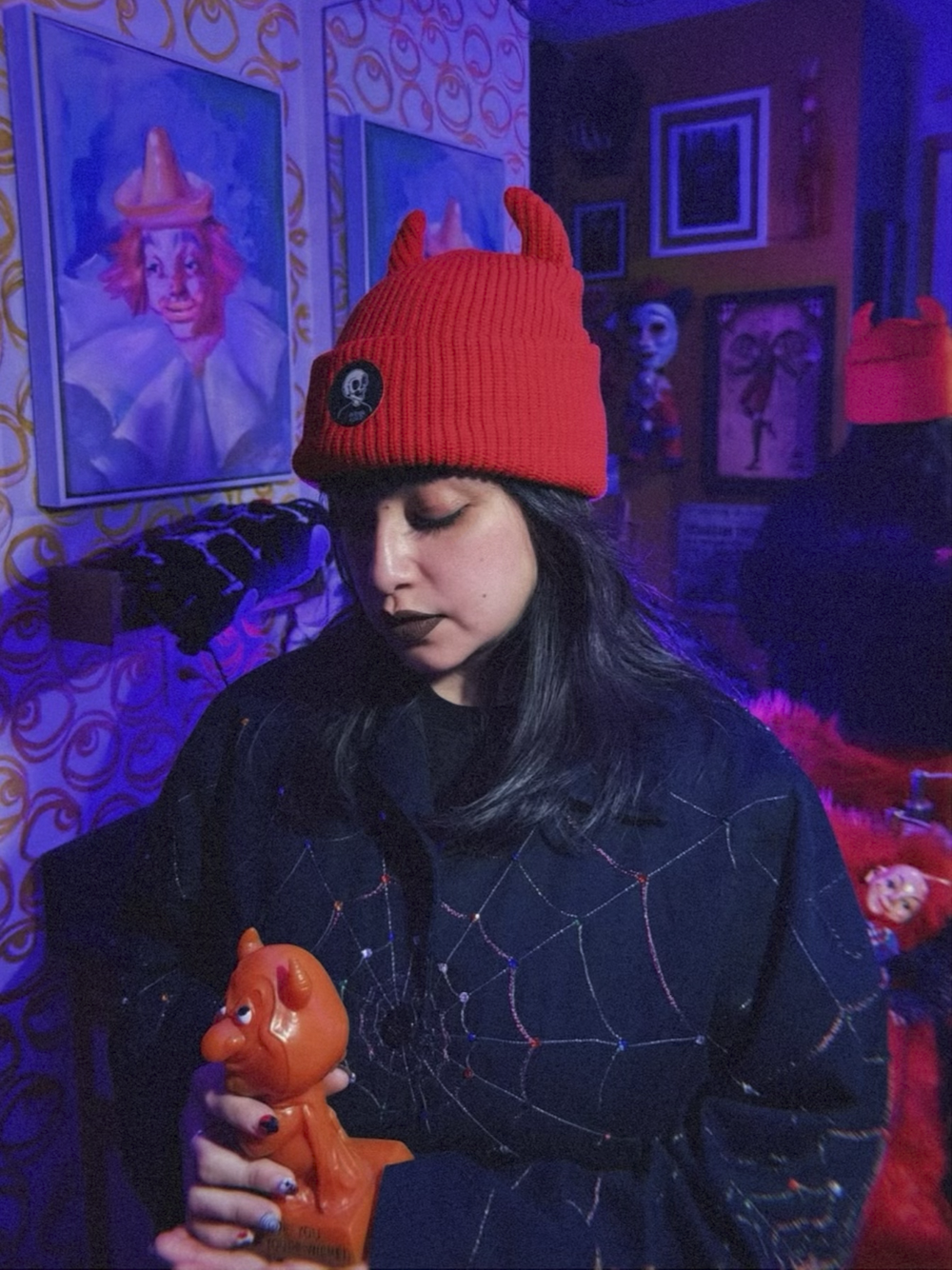 Inferno Red Beanie