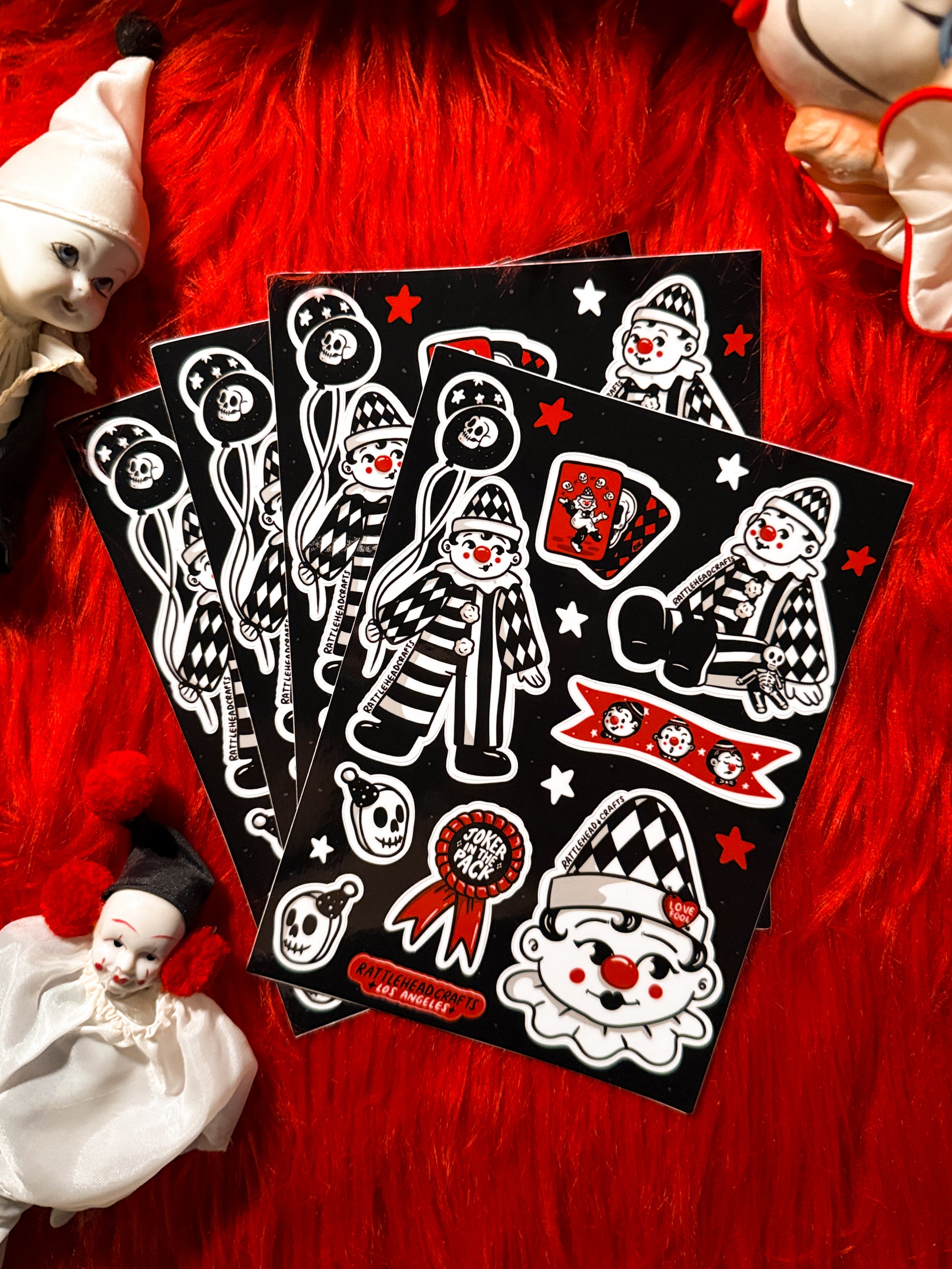 Clowning Sticker Sheet