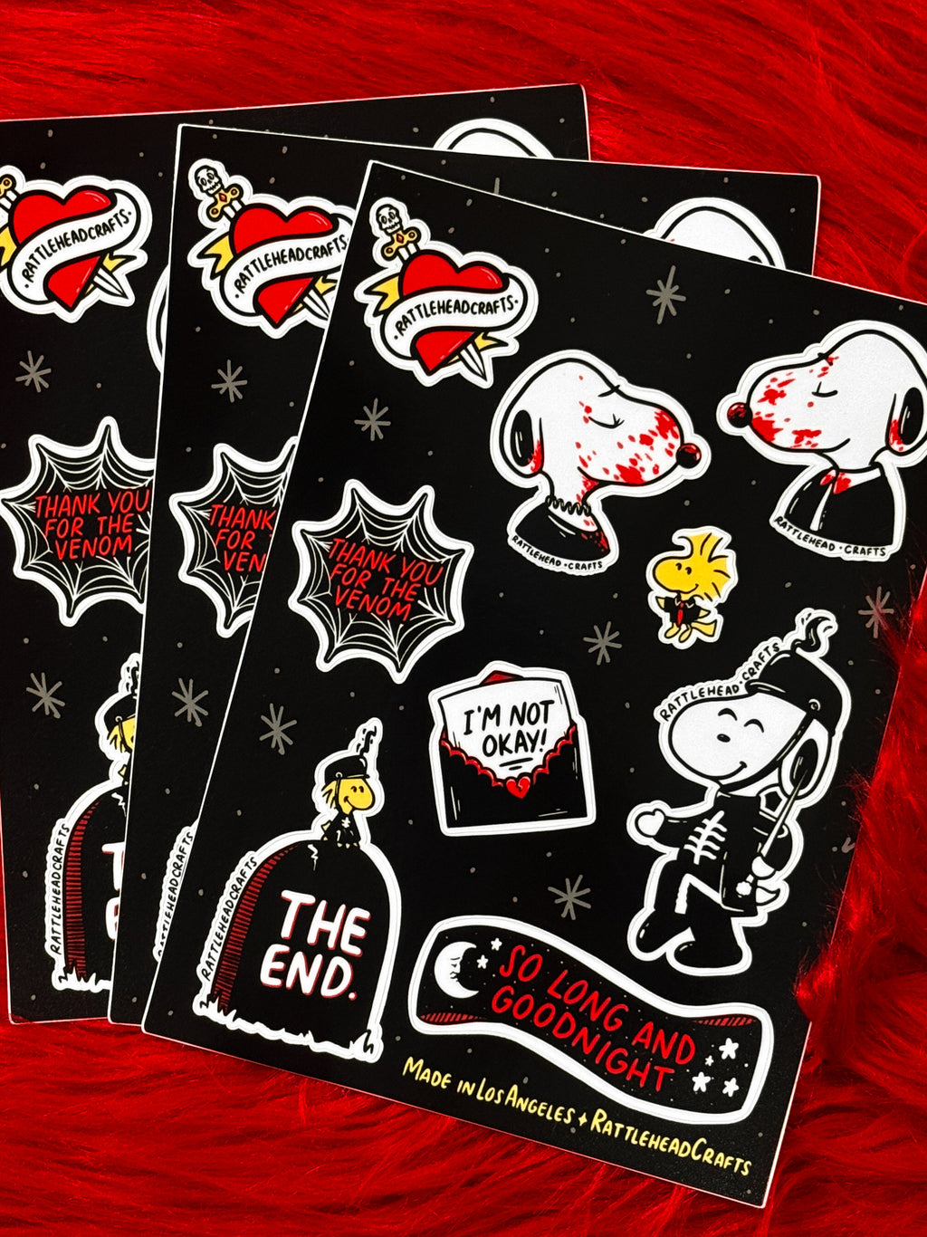 Black Parade Sticker Sheet