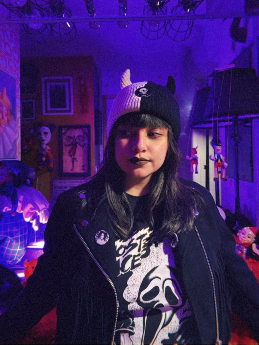 Ivory Split Beanie