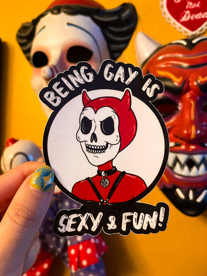 Be Gay Sticker