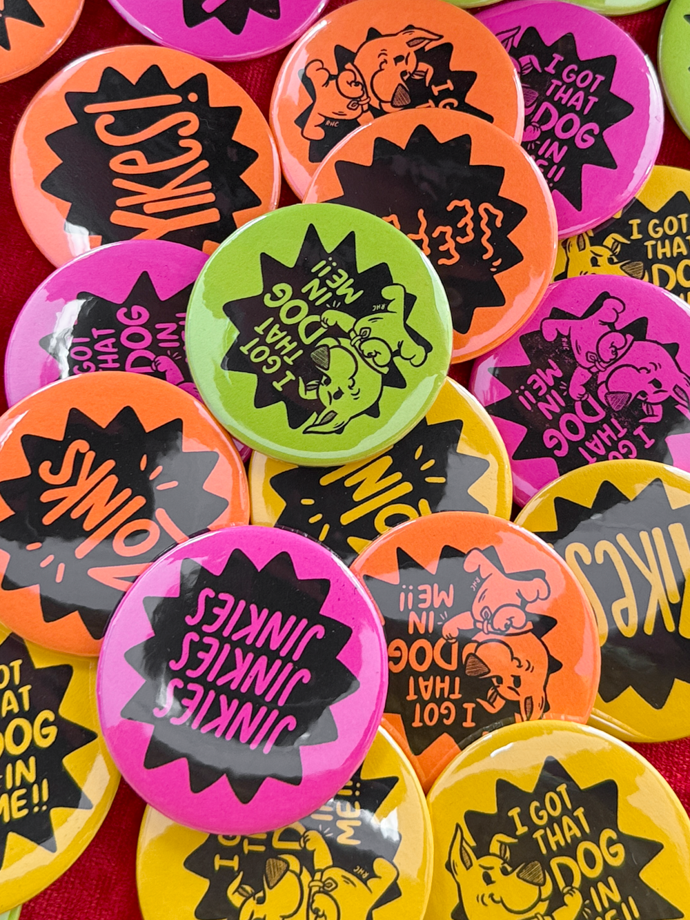 Dog In Me Buttons
