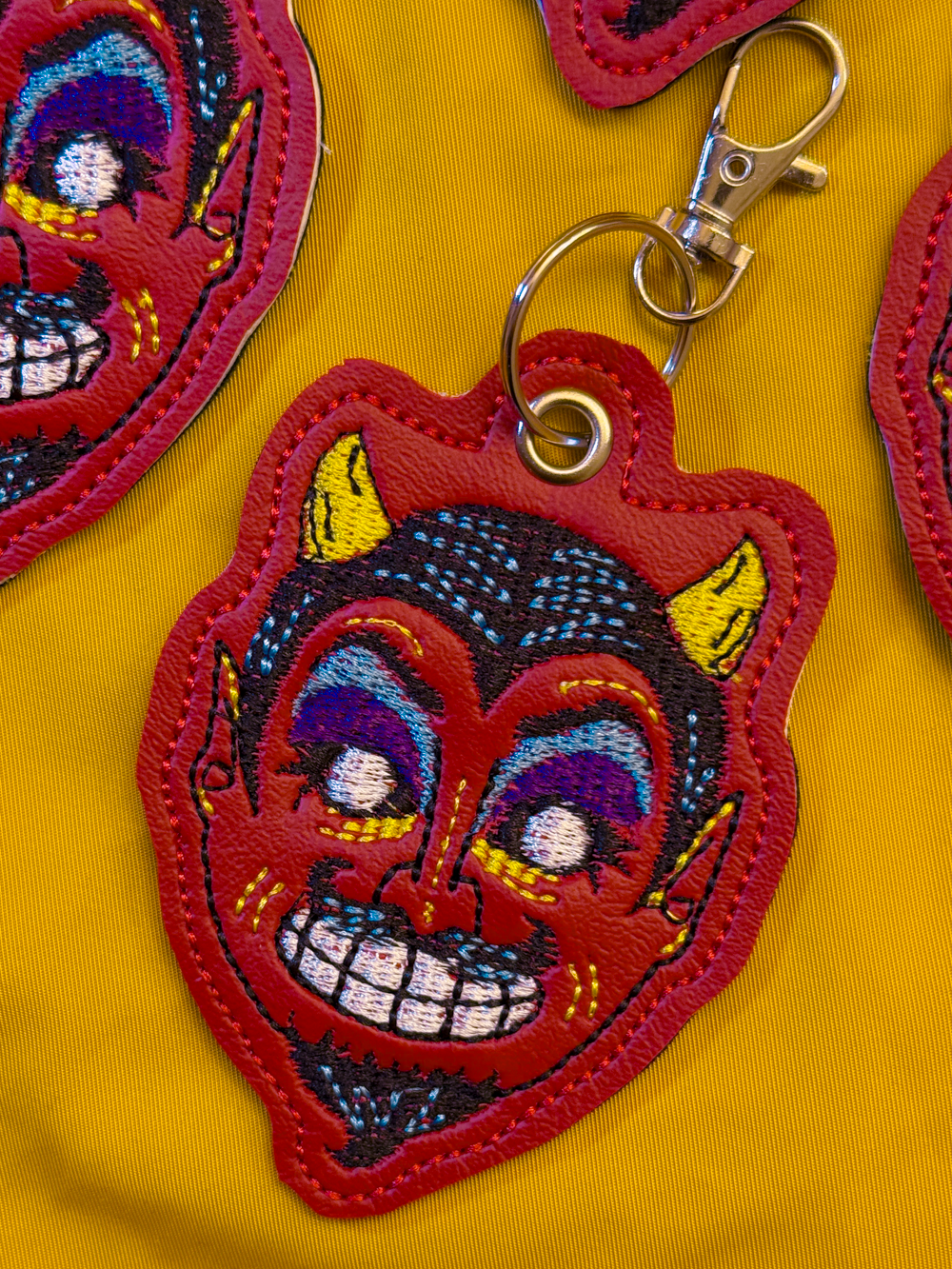 Devil Mask Keychain