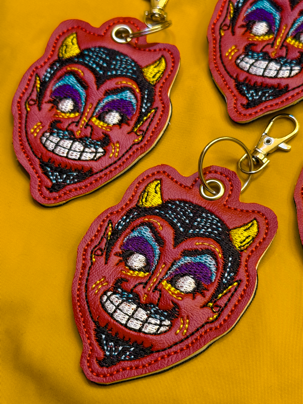 Devil Mask Keychain