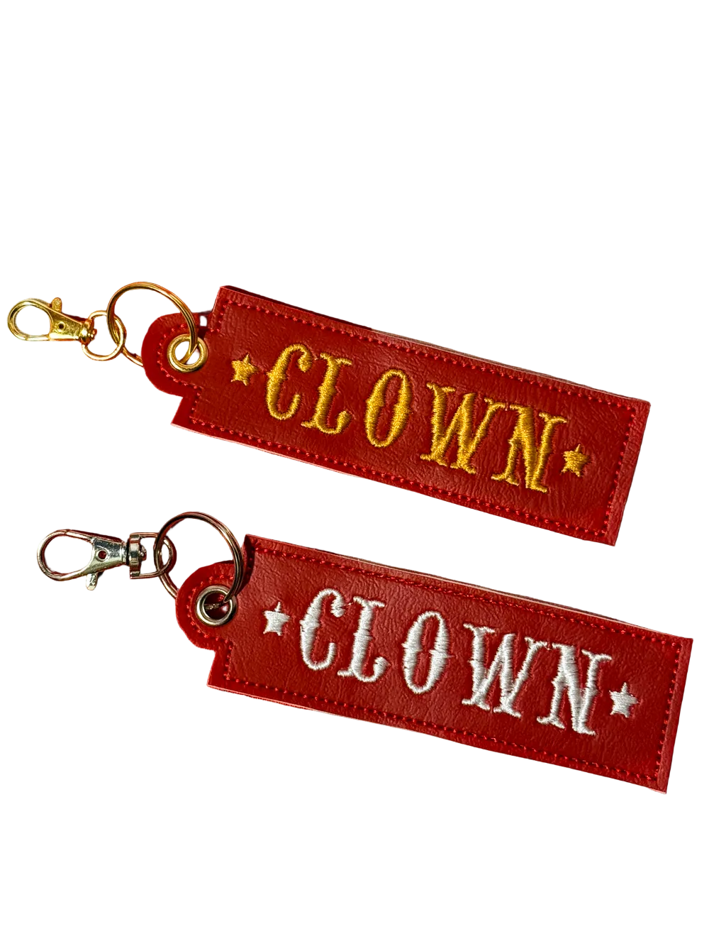 Clown Tag Keychain