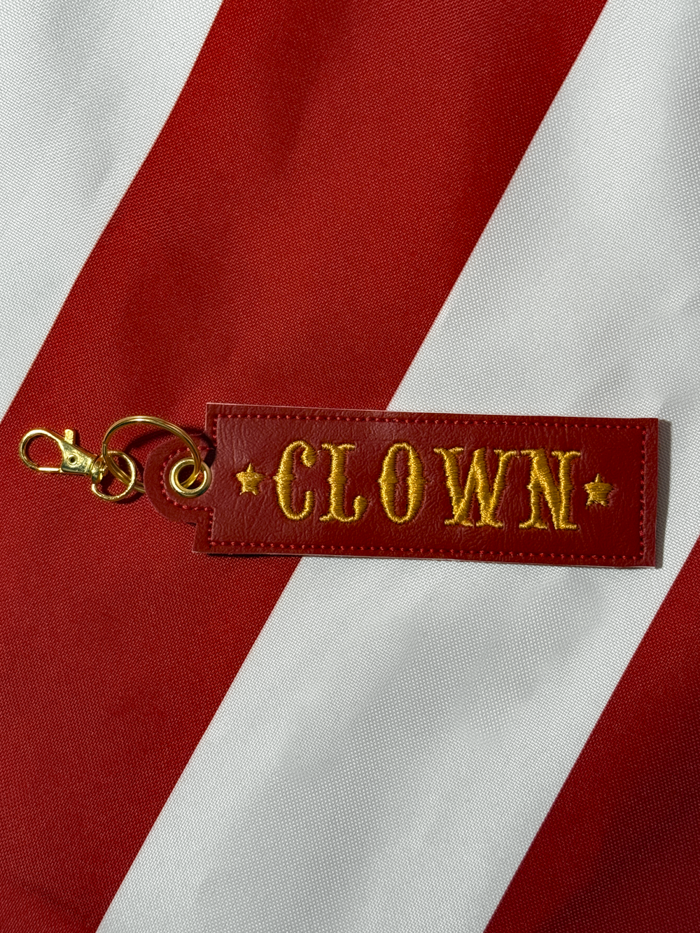 Clown Tag Keychain