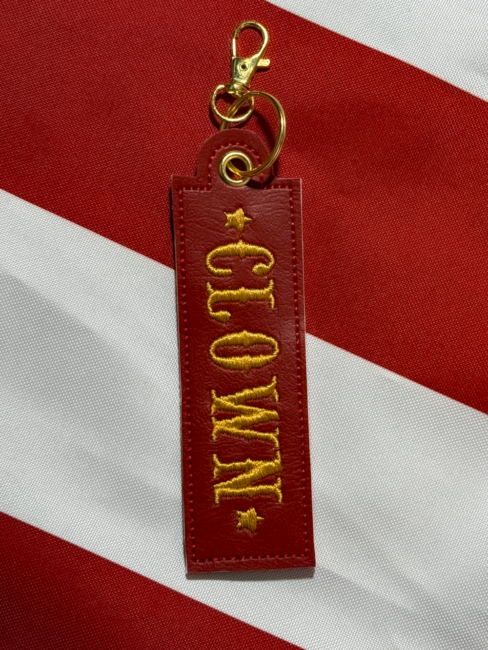 Clown Tag Keychain