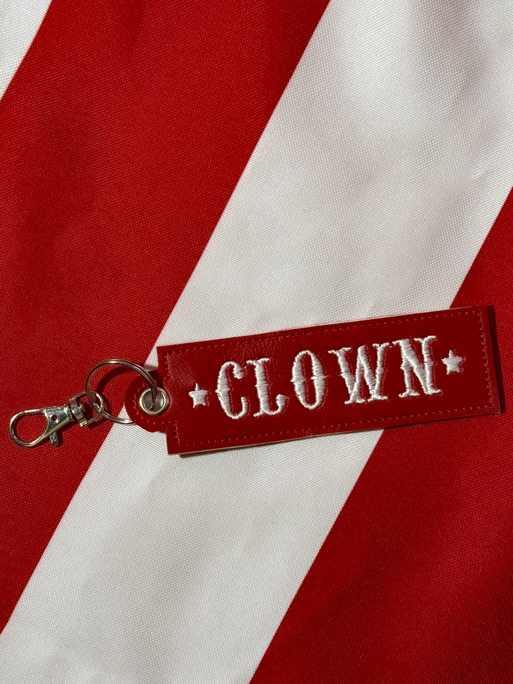 Clown Tag Keychain