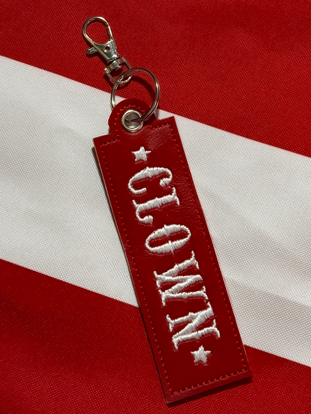 Clown Tag Keychain