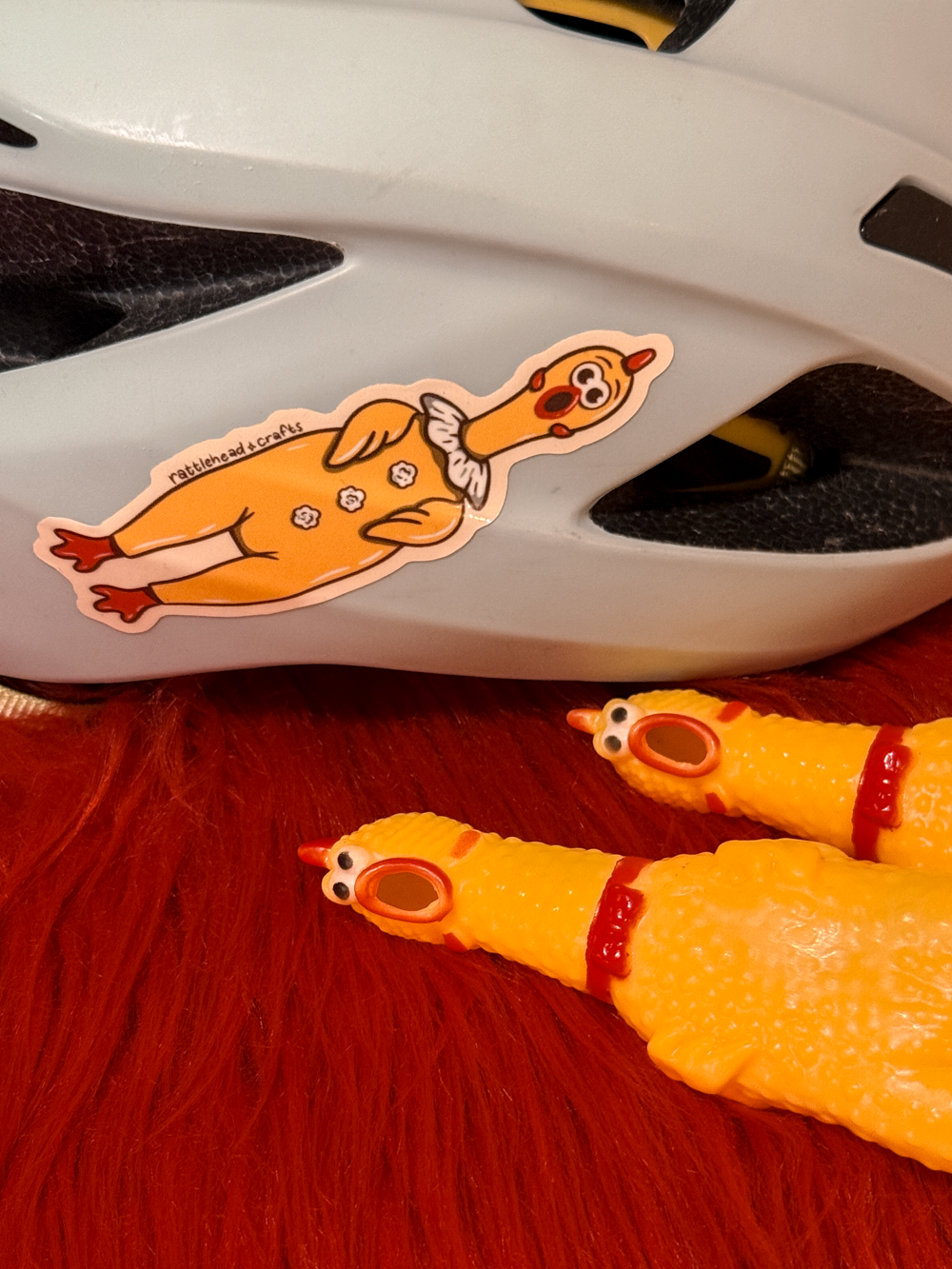 Rubber Chicken Sticker