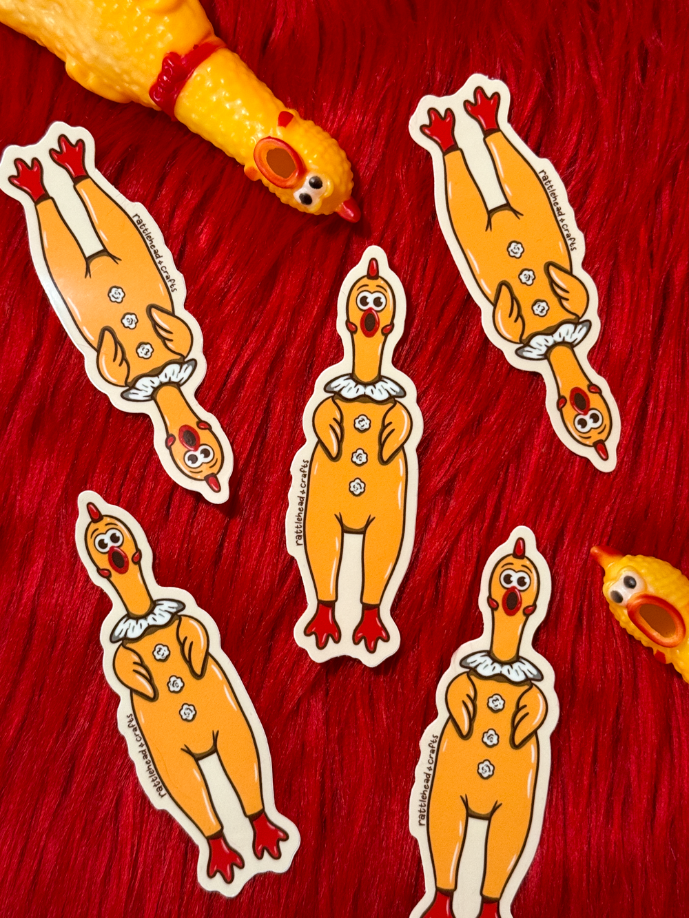 Rubber Chicken Sticker