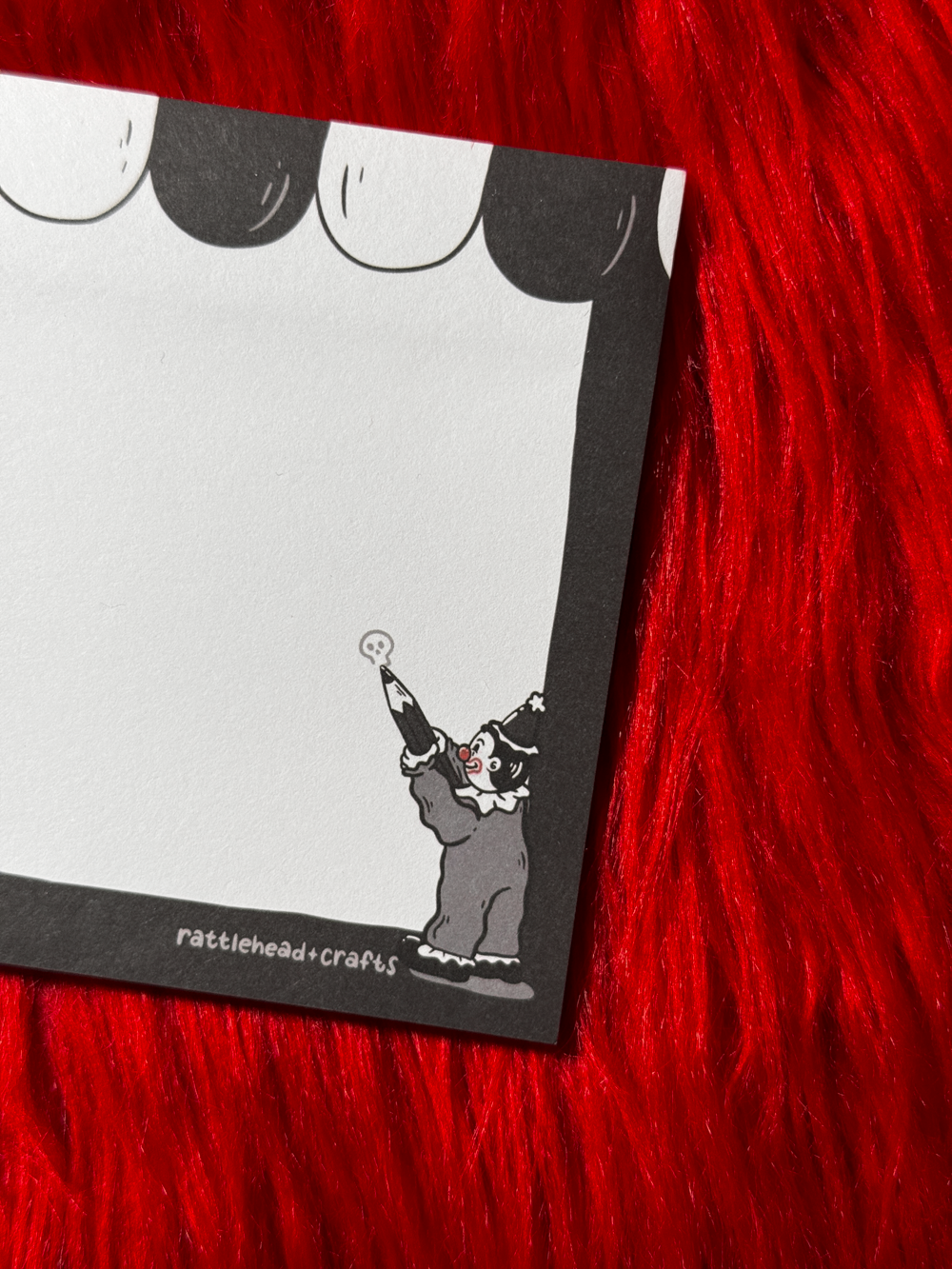 Inkwell Clown Sticky Notes