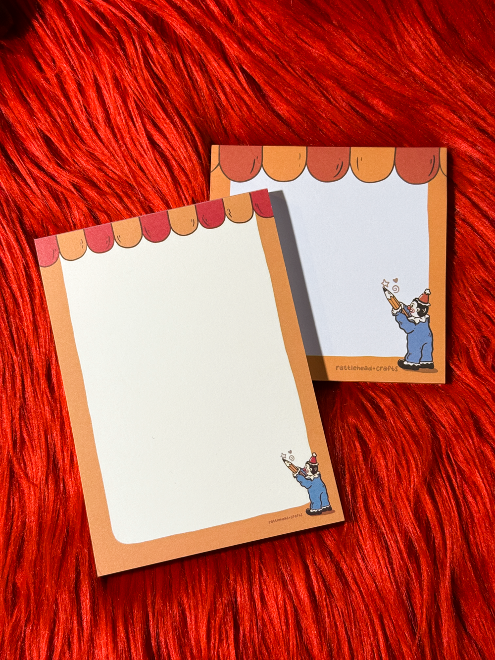 Primary Clown Sticky Notes