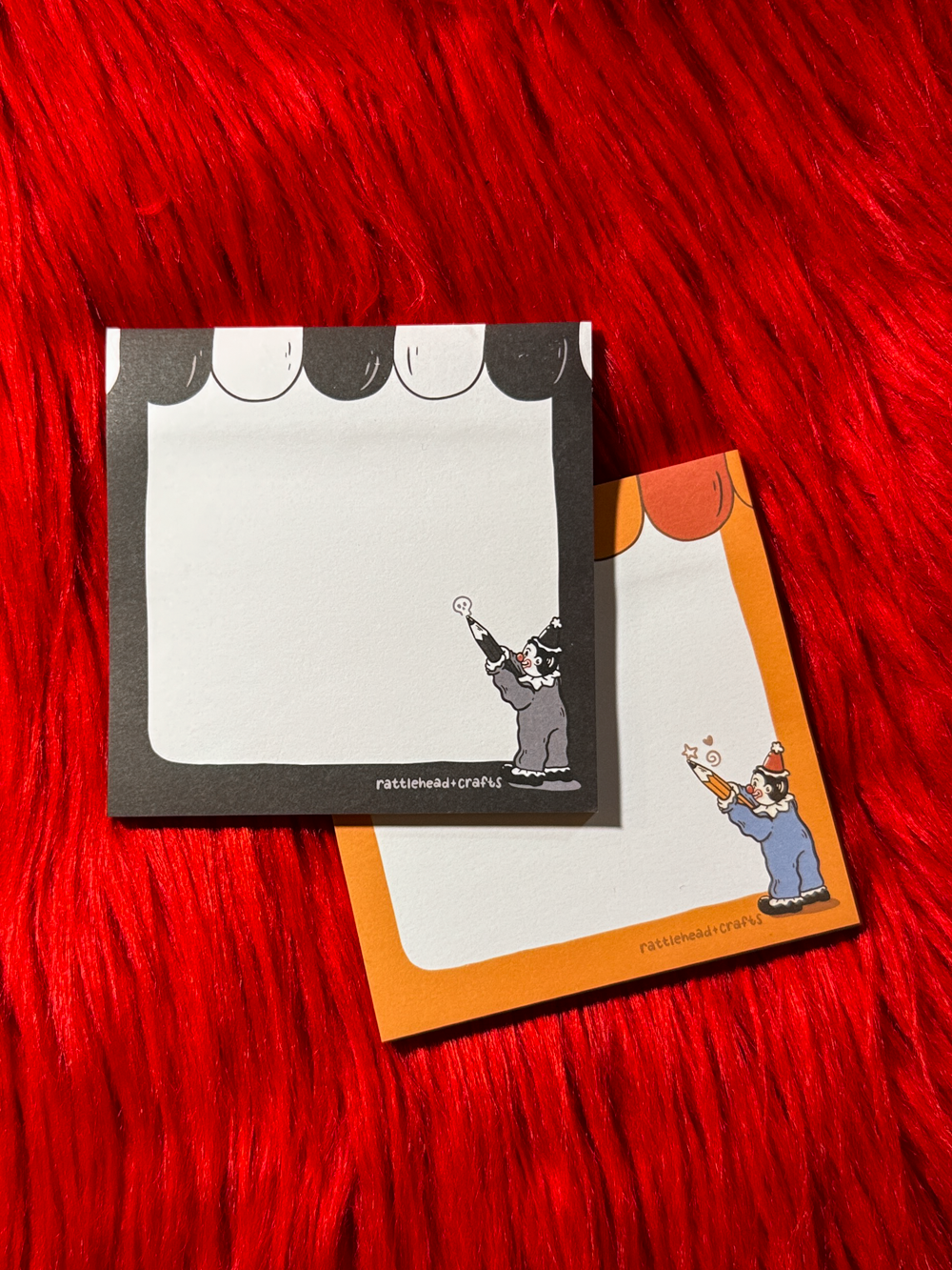 Inkwell Clown Sticky Notes