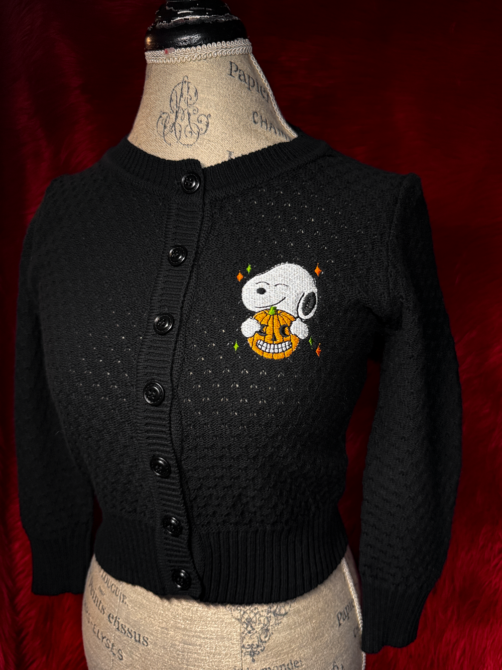 Pumpkin Spooni Knitted Cardigan