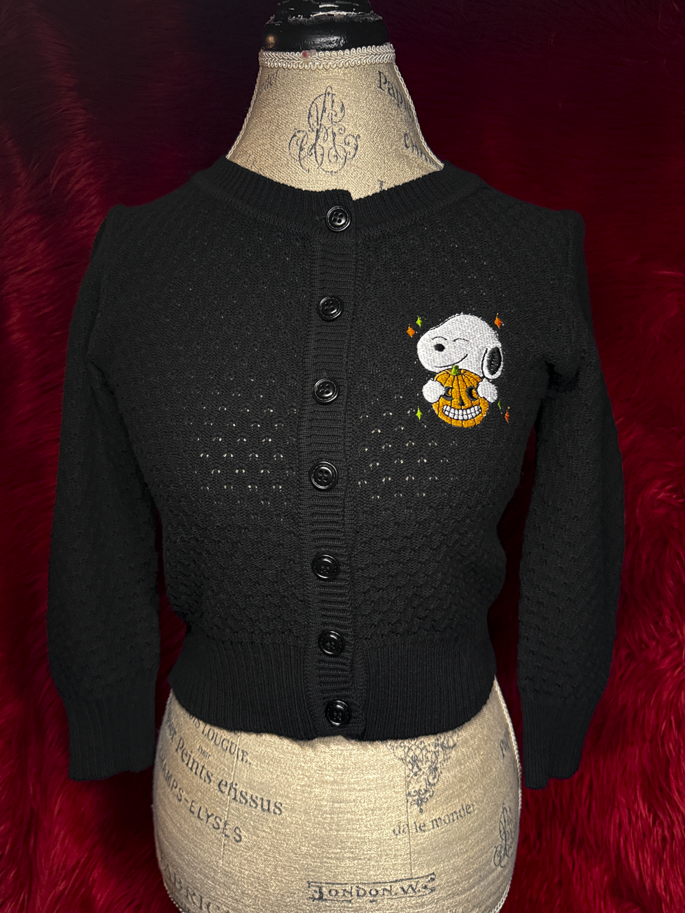 Pumpkin Spooni Knitted Cardigan