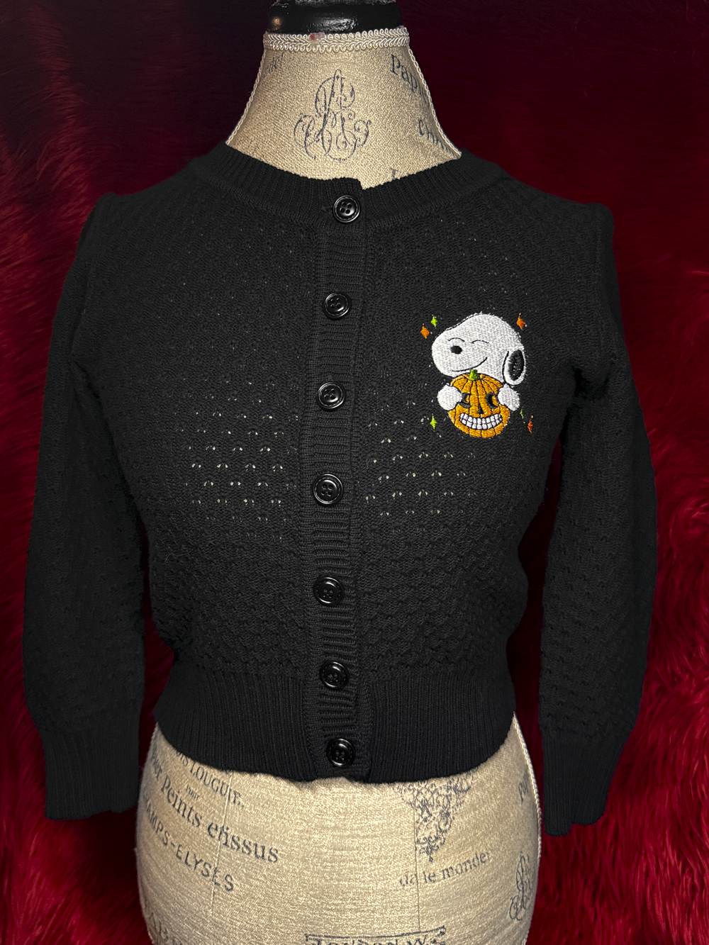 Pumpkin Spooni Knitted Cardigan