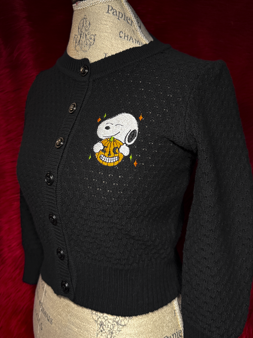 Pumpkin Spooni Knitted Cardigan