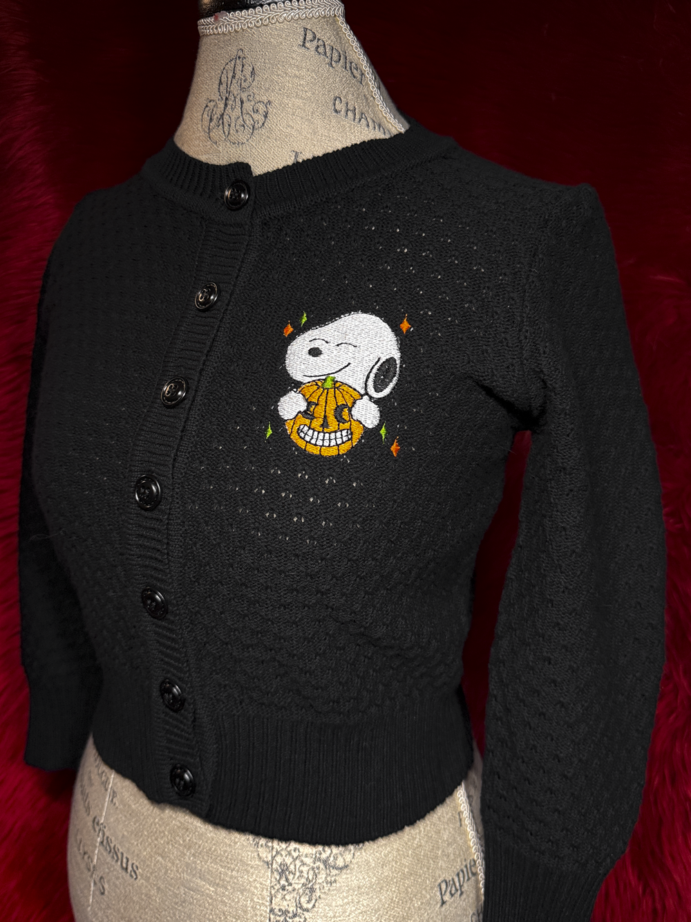 Pumpkin Spooni Knitted Cardigan