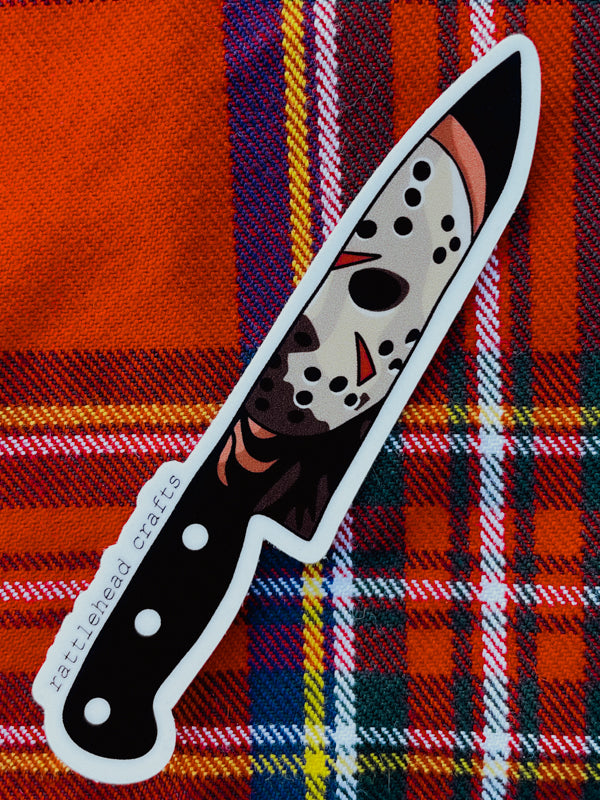 Campsite Knife Sticker