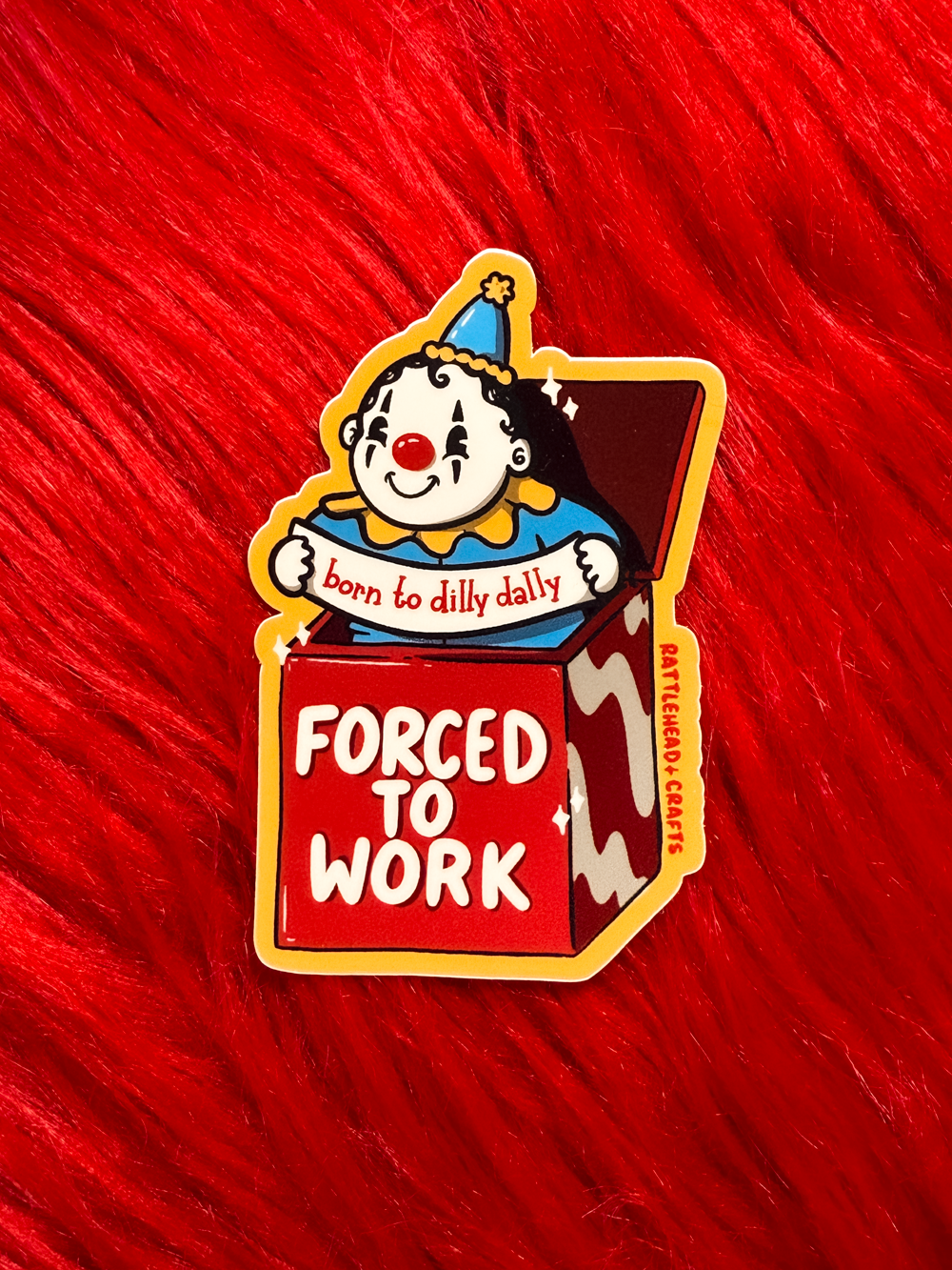 Forced to Work Sticker