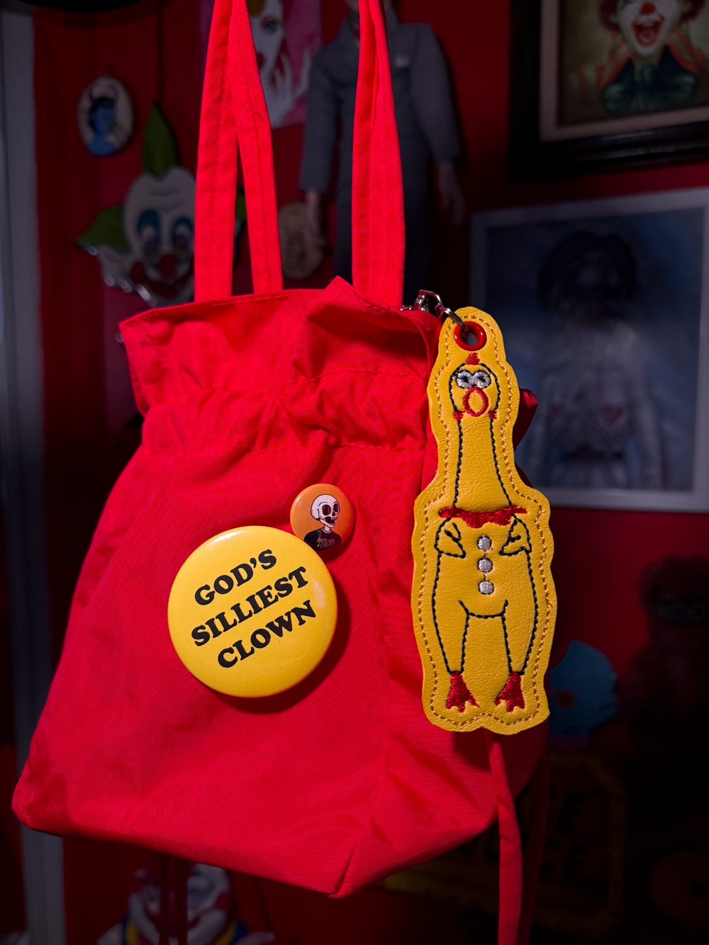 Rubber Chicken Keychain