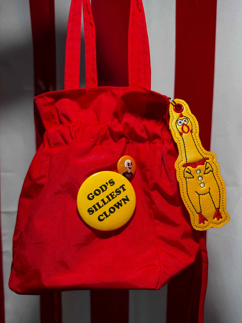 Rubber Chicken Keychain