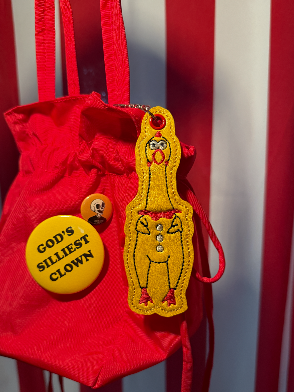Rubber Chicken Keychain