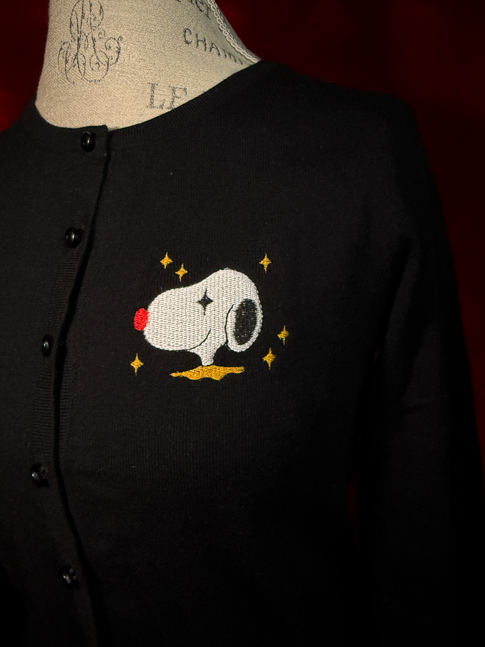 Black Sponpi Sweater