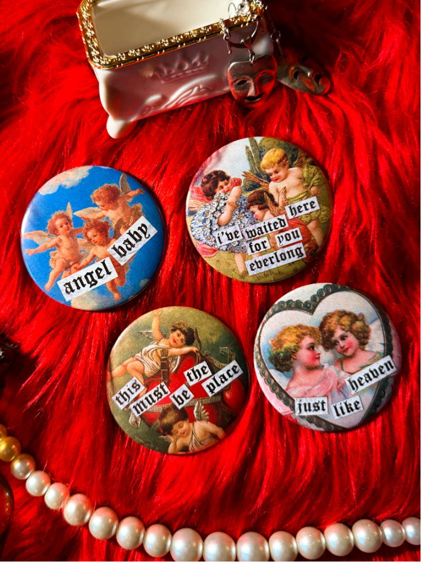 Cherub Buttons (V-Day Limited Edition)