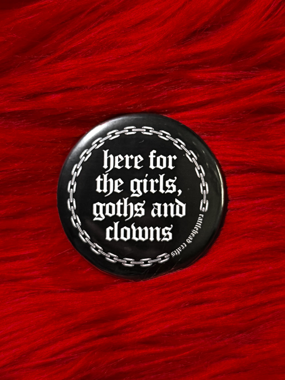 Here for the Clowns Button