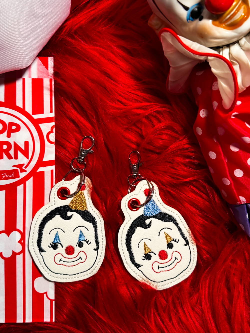 Circus Baby Keychain