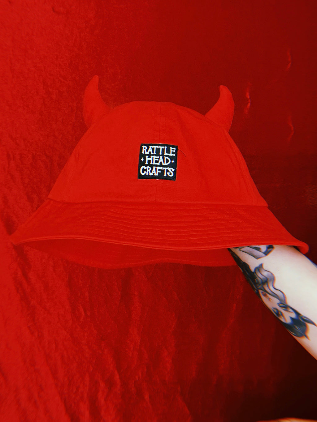 Red Summer Sinner Hat