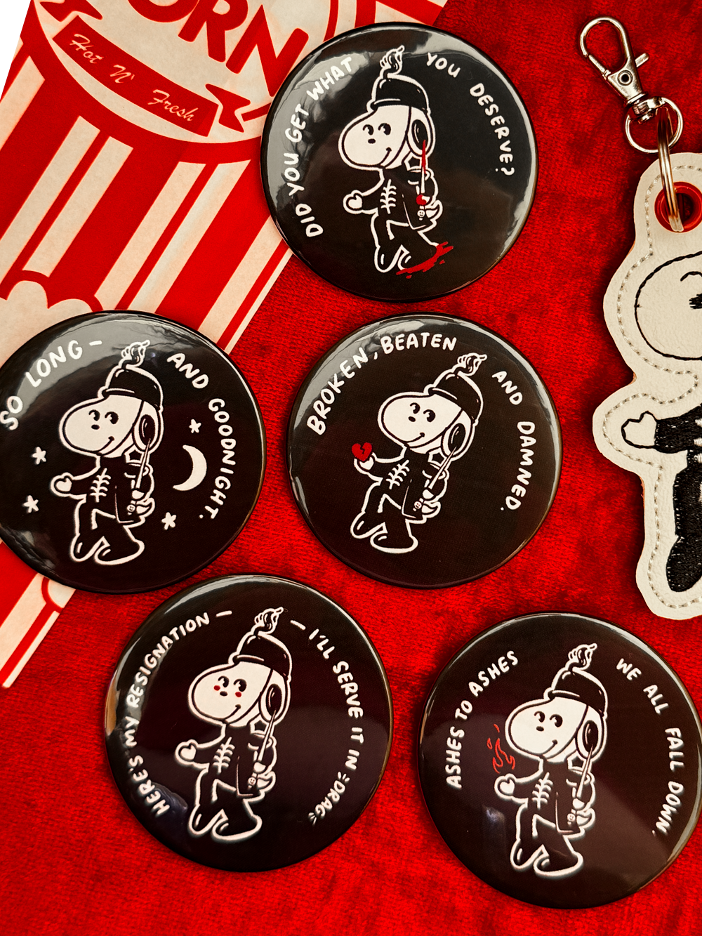 Black Parade Buttons