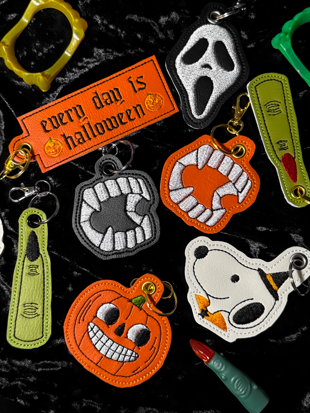 Vamp Teeth Keychain