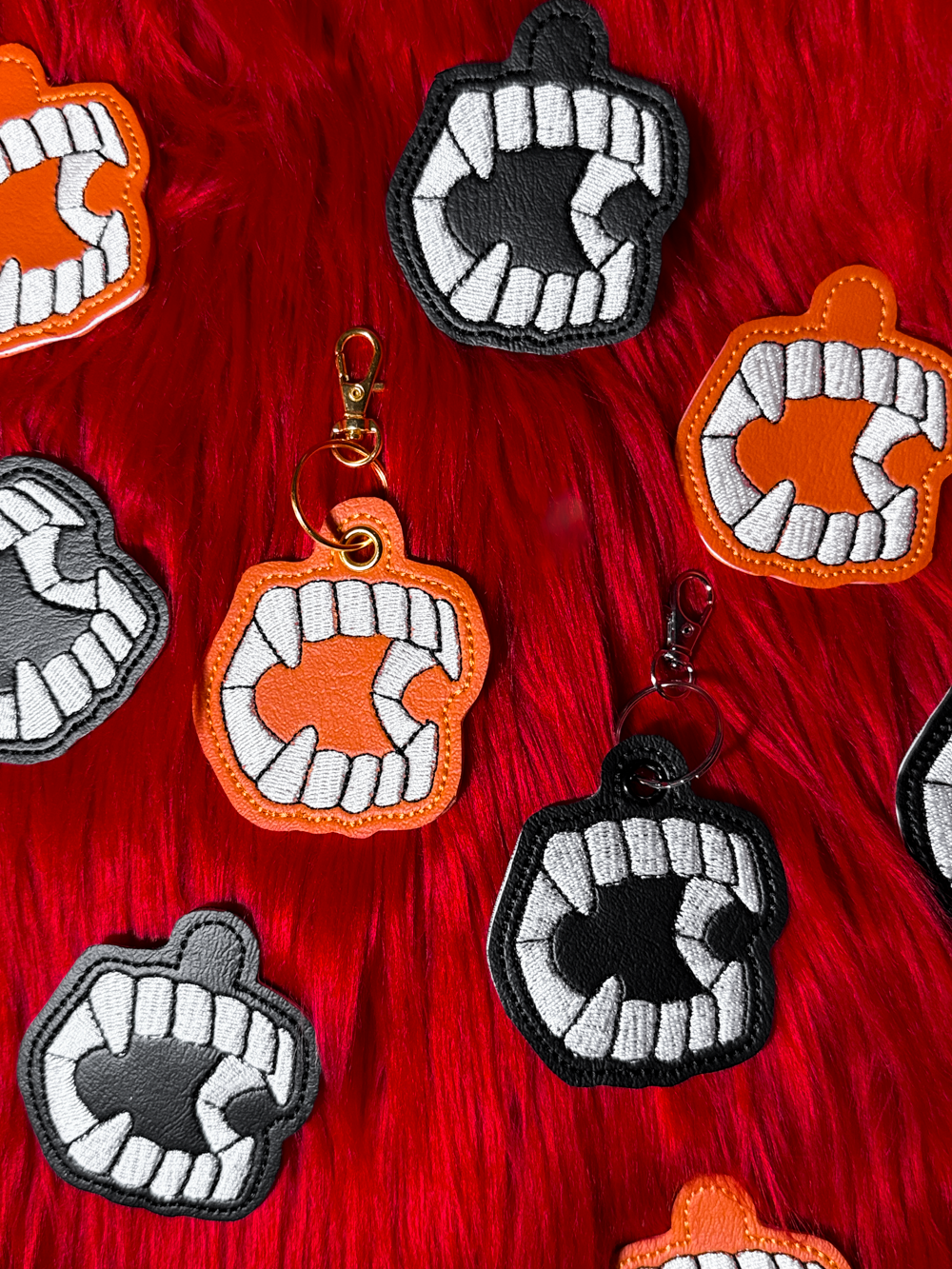 Vamp Teeth Keychain