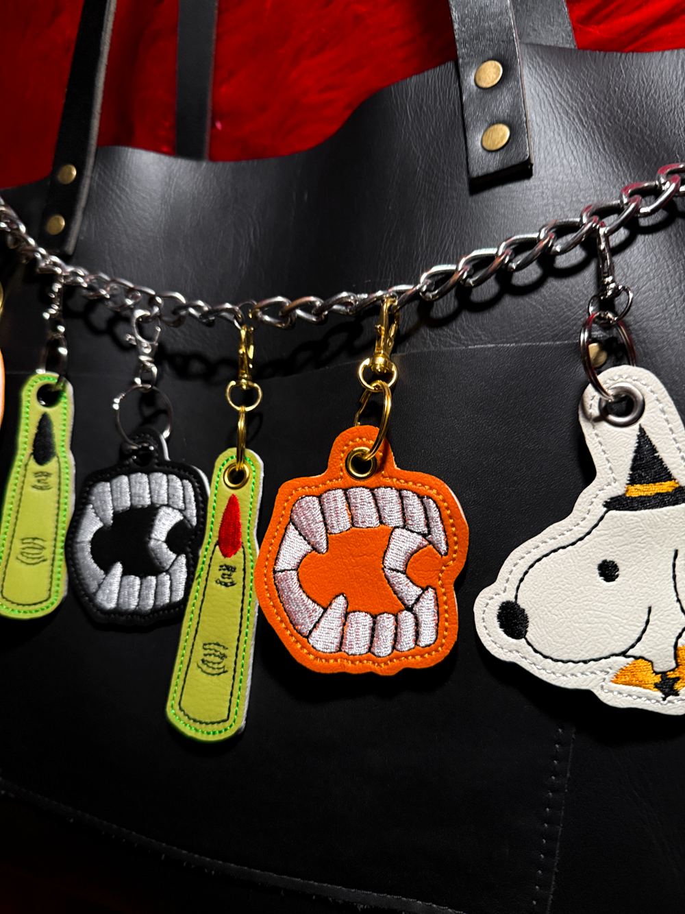 Vamp Teeth Keychain