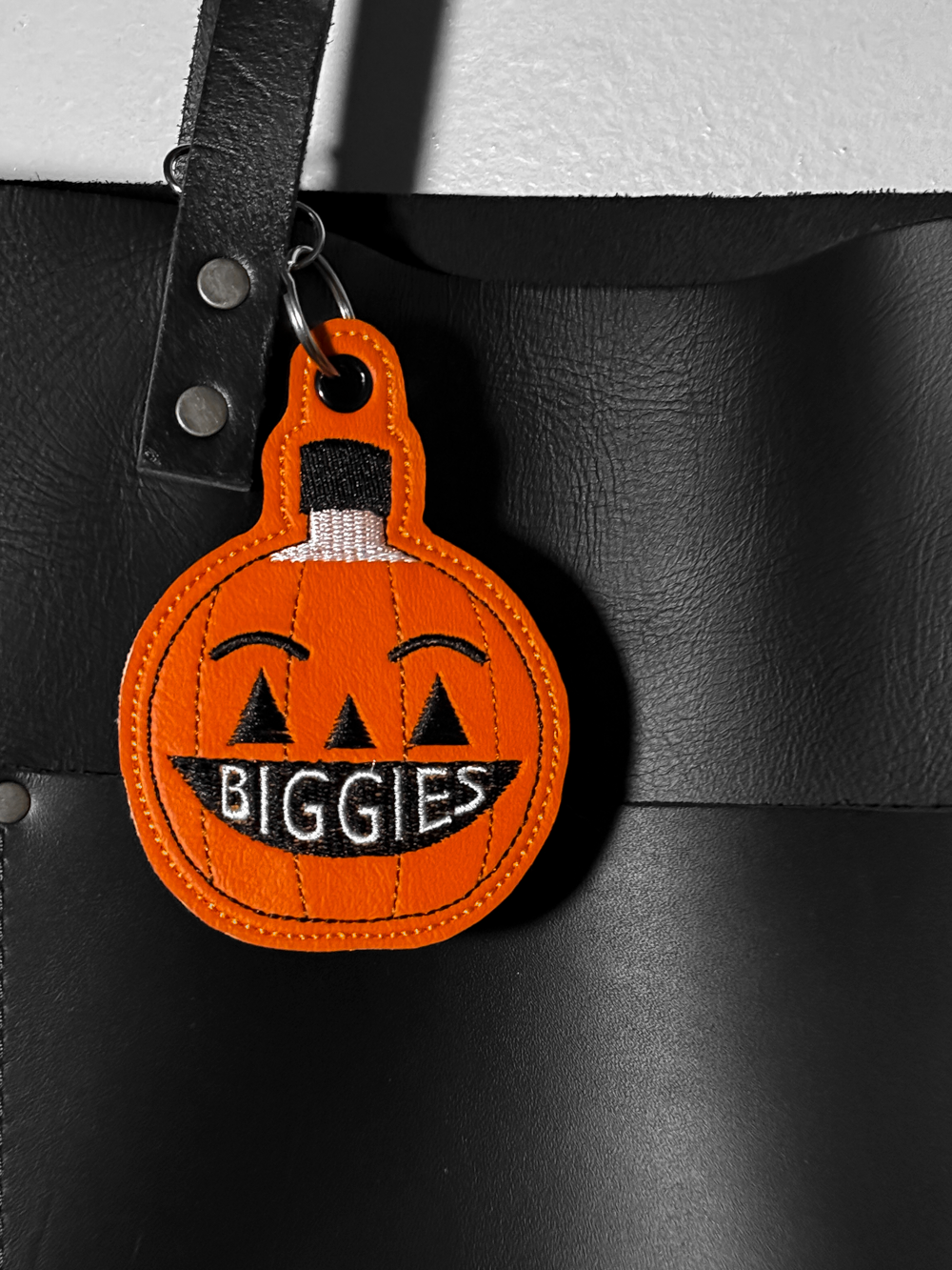 Buzzed Pumpkin Keychain