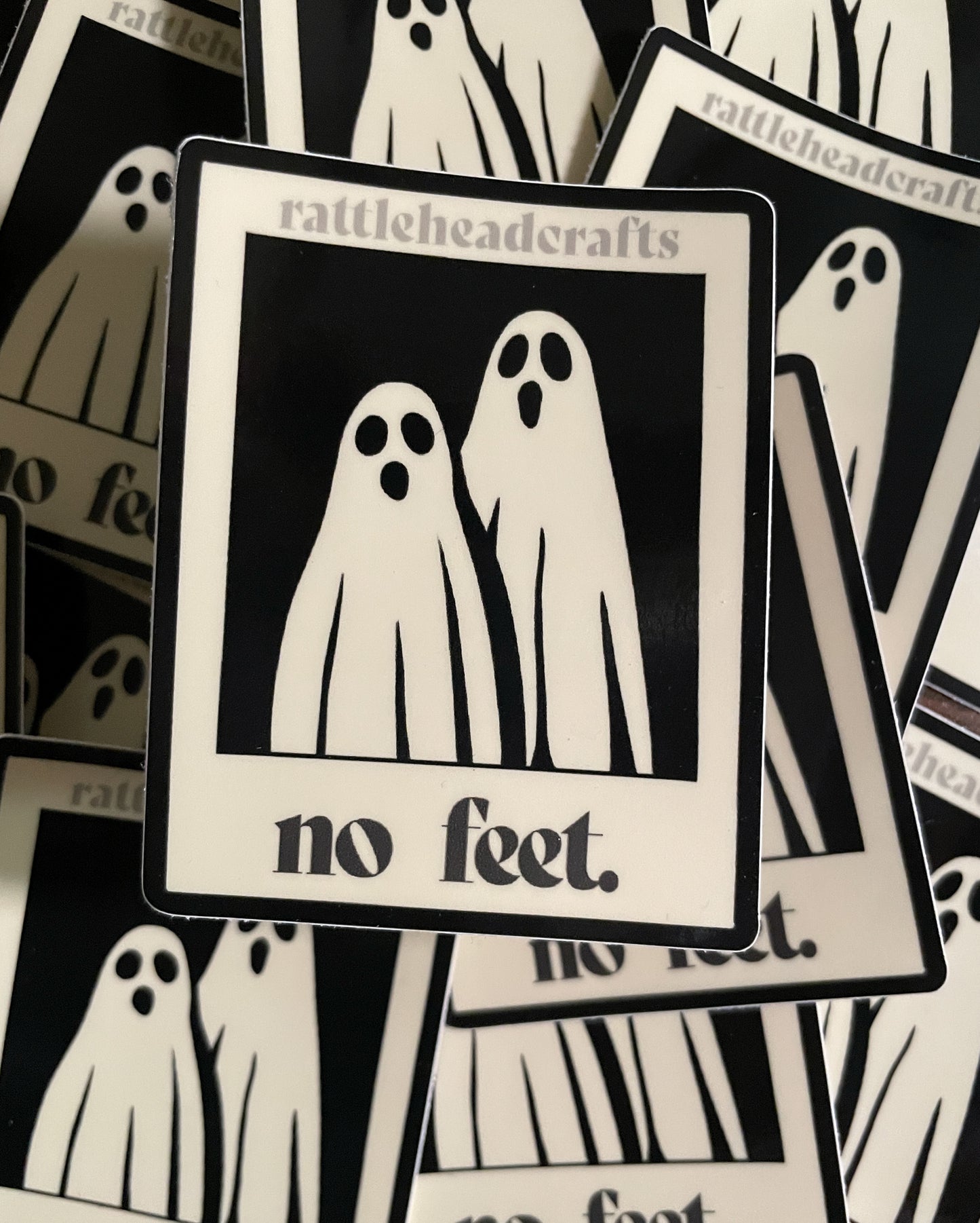 No Feet Sticker