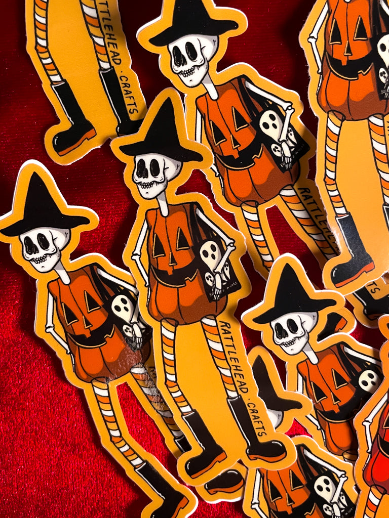 Pumpkin Stoney Sticker