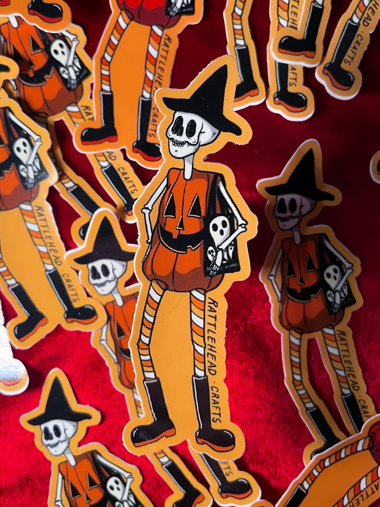 Pumpkin Stoney Sticker