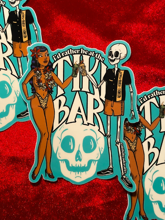 Tiki Bar Sticker