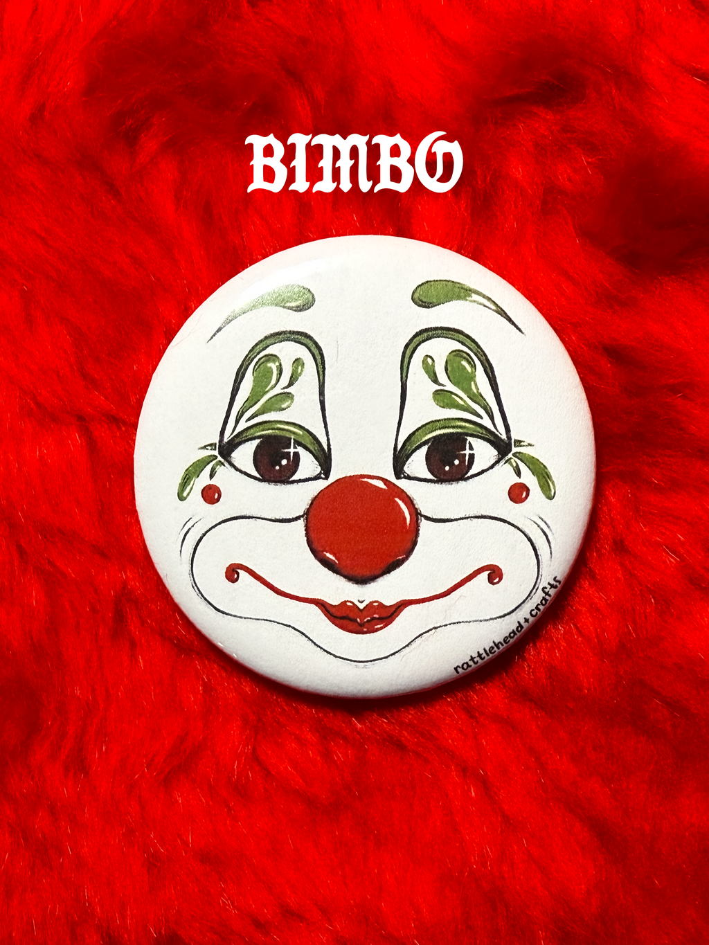 Clown Face Buttons