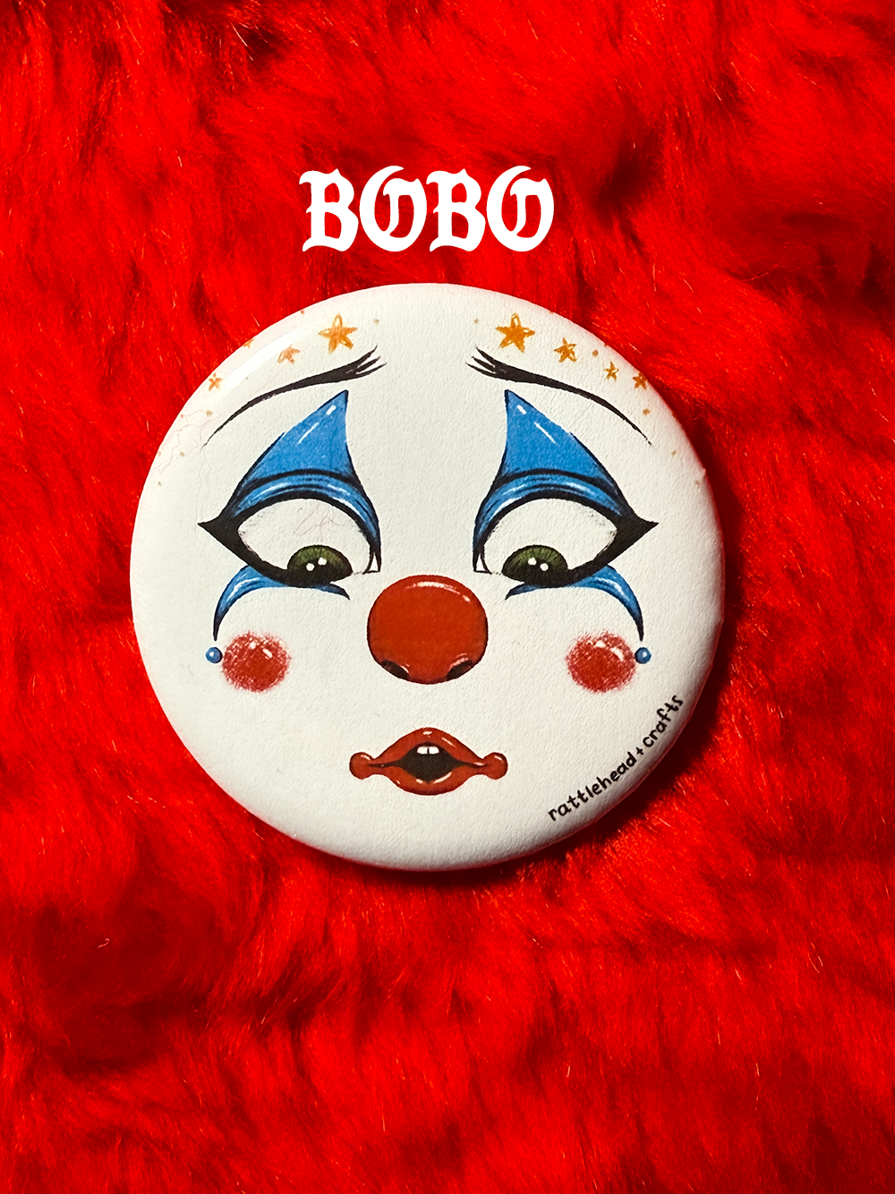 Clown Face Buttons